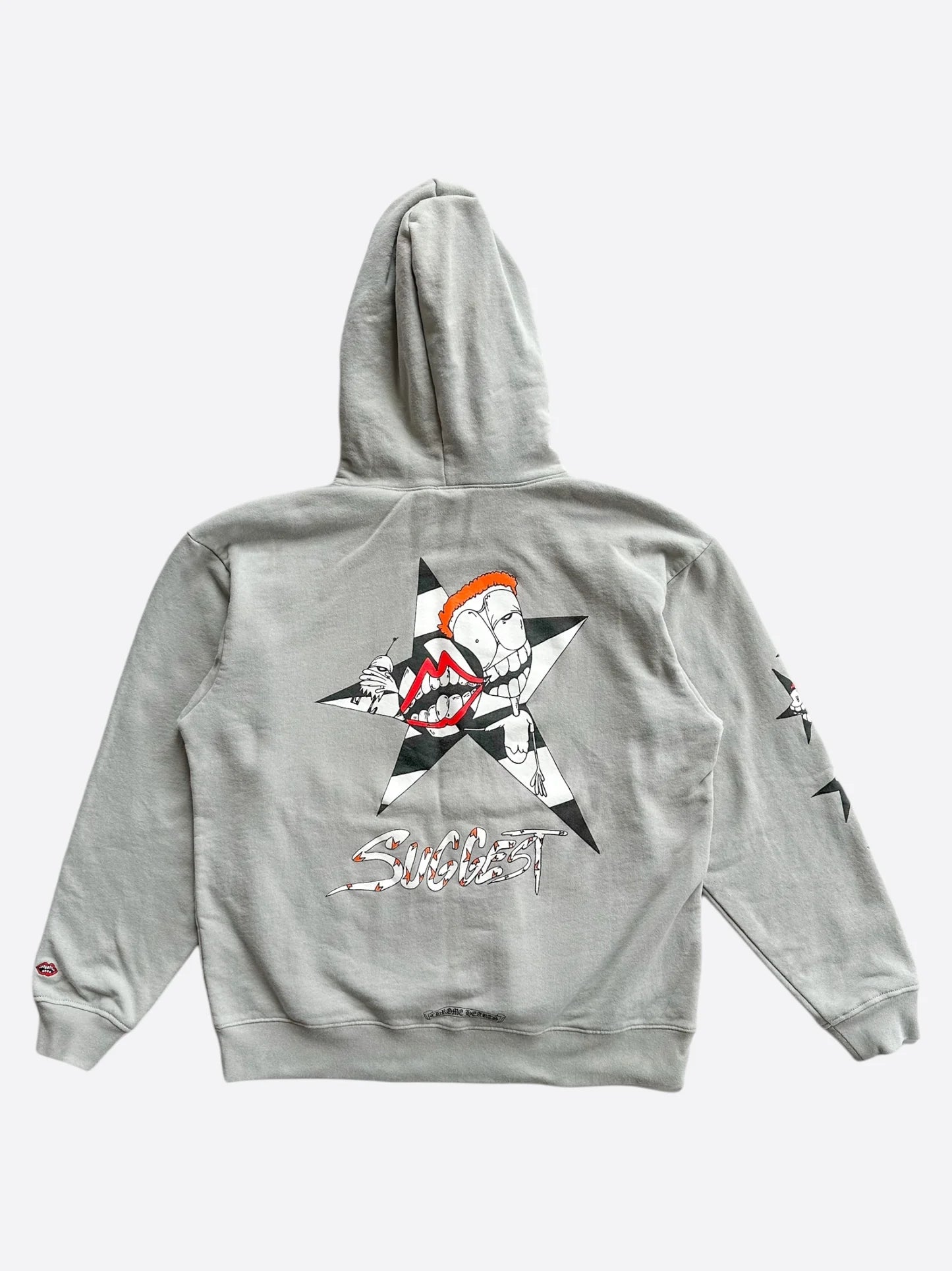 CHROME HEARTS: MATTY BOY GREY SUGGEST HOODIE
