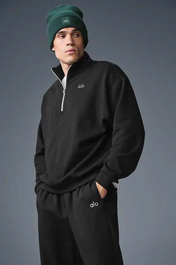 ALO: Accolade Black Quarter Zip
