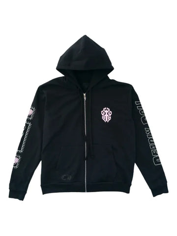 CHROME HEARTS: DEADLY DOLL PINK DAGGER ZIP UP
