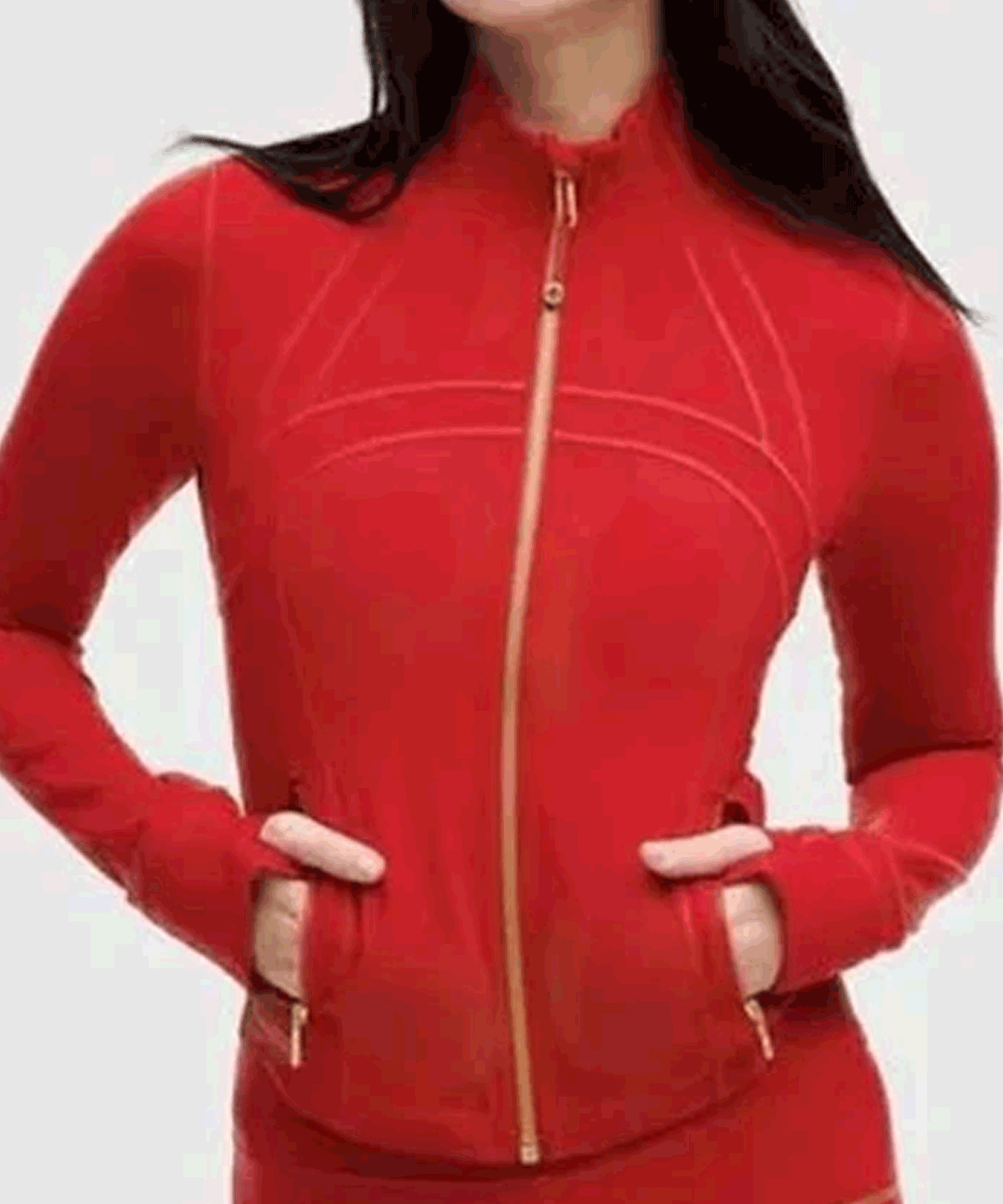 RED/GOLD LULULEMON SHORT SET