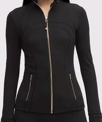 Black/gold Lululemon short set