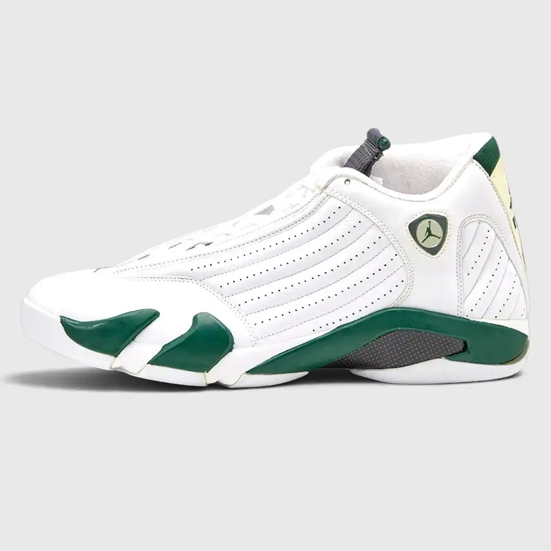 Retro 14 White Forest Green