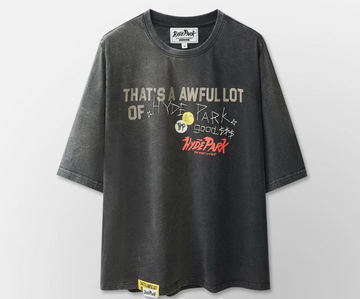 HYDE PARK: Alocs Hp Stickered Up Black T-Shirt